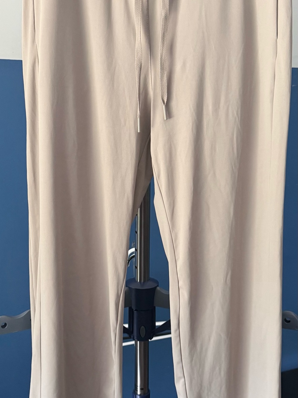 Women’s Drawstring Casual Pants in Light Beige